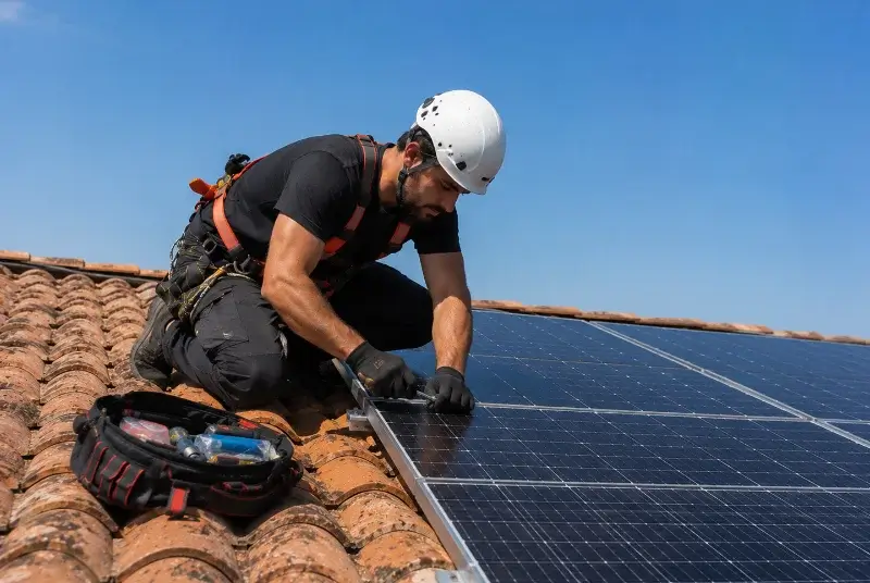 Maintenance et monitoring de panneaux solaires à Cadours